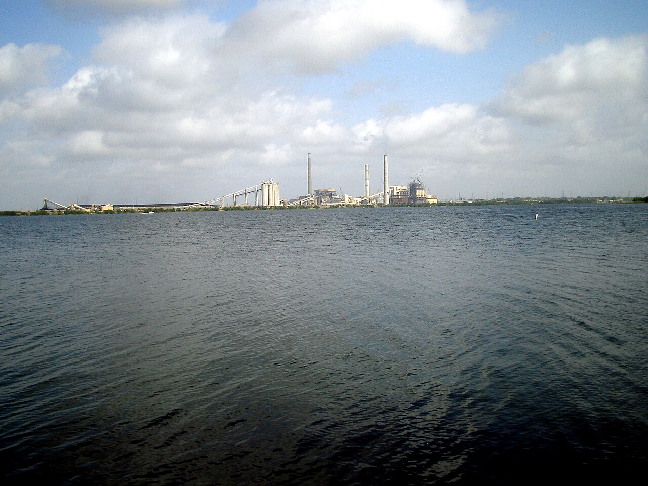 A CPS Energy power plant in San Antonio — the city-owned utility serving most of Bexar County.